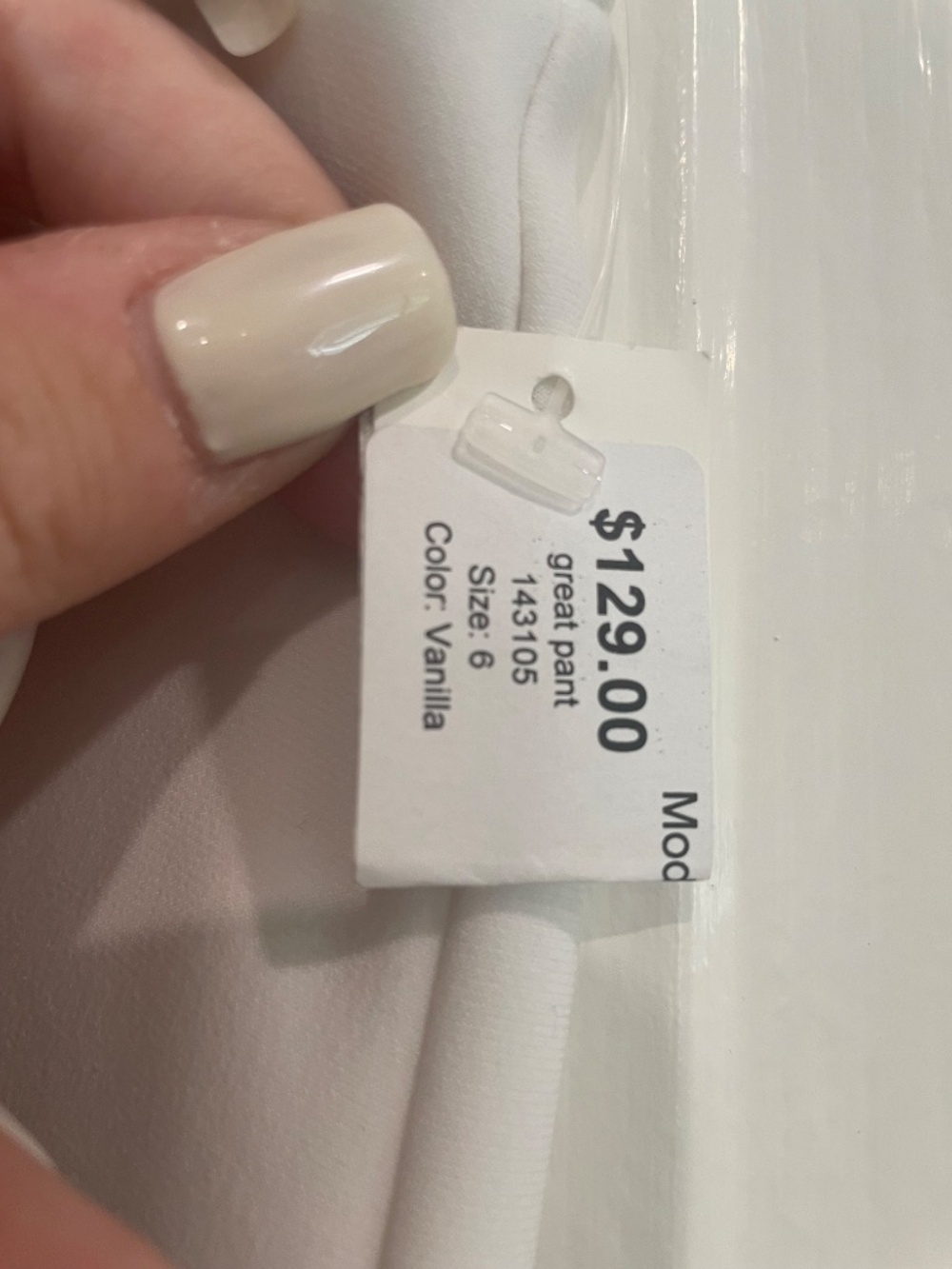Joseph Ribkoff White Pants - Picture 3 of 3